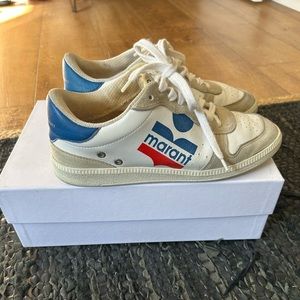 Isabel Marant Bulian Tri-Color Lace-Up Sneaker!